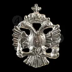 Silver Pendant Double Headed Eagle (2S) - Jewelry στο Athonian.gr