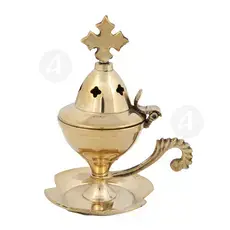 Home Thurible Bronze (160b) - Ecclesiastical Utensils στο Athonian.gr