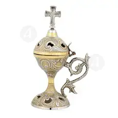 Home Thurible Two-Coloured (169GN) - Ecclesiastical Utensils στο Athonian.gr