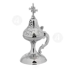 Home Thurible Nickel Plated (2447n14) - Ecclesiastical Utensils στο Athonian.gr