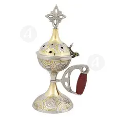 Home Thurible Nickel Plated (4027GN) - Ecclesiastical Utensils στο Athonian.gr
