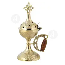 Home Thurible Bronze (4027b) - Ecclesiastical Utensils στο Athonian.gr