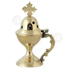 Home Thurible Bronze (4092b) - Ecclesiastical Utensils στο Athonian.gr