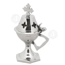 Home Thurible Nickel Plated (4093n) - Ecclesiastical Utensils στο Athonian.gr