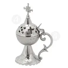 Home Thurible Nickel Plated (4097n) - Ecclesiastical Utensils στο Athonian.gr