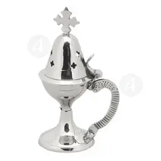 Home Thurible Nickel Plated (4099n) - Ecclesiastical Utensils στο Athonian.gr
