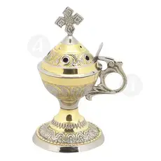 Home Thurible Two-Coloured (4886gn) - Ecclesiastical Utensils στο Athonian.gr