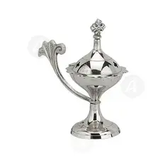 Home Thurible Nickel Plated (7694n) - Ecclesiastical Utensils στο Athonian.gr