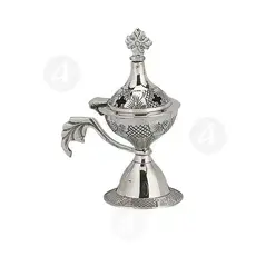 Home Thurible Nickel Plated (7702n) - Ecclesiastical Utensils στο Athonian.gr