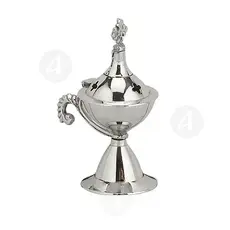 Home Thurible Nickel Plated (7707n) - Ecclesiastical Utensils στο Athonian.gr