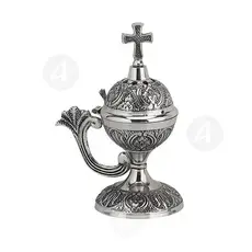 Home Thurible Nickel Plated (8124n) - Ecclesiastical Utensils στο Athonian.gr