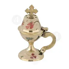 Home Bronze Thurible in White Color (8599c-whi) - Ecclesiastical Utensils στο Athonian.gr