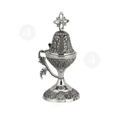 Home Thurible Nickel Plated (8640n) - Ecclesiastical Utensils στο Athonian.gr