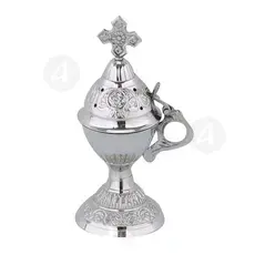 Home Thurible Nickel Plated (9591n) - Ecclesiastical Utensils στο Athonian.gr