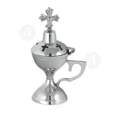 Home Thurible Nickel Plated (9787n) - Ecclesiastical Utensils στο Athonian.gr