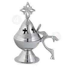 Home Thurible Nickel Plated (9902n) - Ecclesiastical Utensils στο Athonian.gr