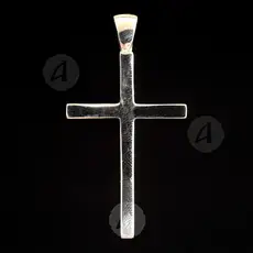 Mount Athos Silver Cross Necklace 925° (T28) - Jewelry στο Athonian.gr