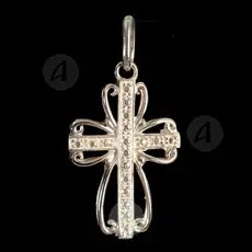 Mount Athos Silver Cross Necklace Τ3 - Jewelry στο Athonian.gr