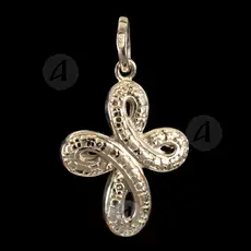 Mount Athos Silver Cross Necklace T4 - Jewelry στο Athonian.gr