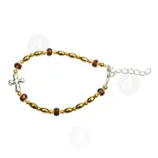 Bracelet with Clasp and Semi-Precious Stones (GBRO) - Jewelry στο Athonian.gr