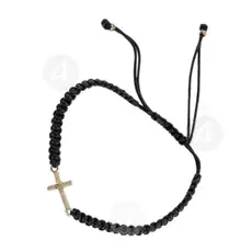 Macrame Bracelet with Handmade Cross (010412) - Jewelry στο Athonian.gr