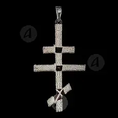 Silver wired cross - Jewelry στο Athonian.gr