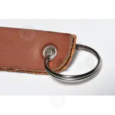 Mount Athos Brown Leather Keyring - Handiwork στο Athonian.gr