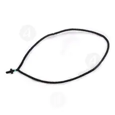 Waxed Prayer Rope 150 Knots (WAX-BLA-150) - Prayer ropes στο Athonian.gr