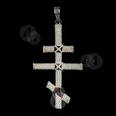 Silver wired cross - Jewelry στο Athonian.gr