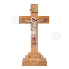 Wooden Table Cross (BAS-179) - Handiwork στο Athonian.gr