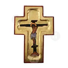 Wooden Wall Cross with the Crucifix (S.1712) - Handiwork στο Athonian.gr