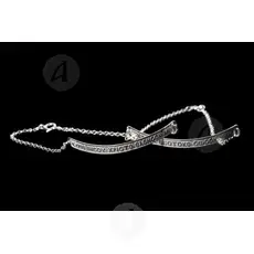 Silver ID Bracelet with Prayer (VIZ-IC.S) - Jewelry στο Athonian.gr