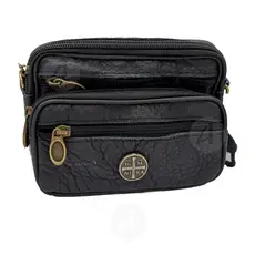 Mount Athos Leather Bag (8913-01) - Handiwork στο Athonian.gr