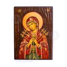 Virgin Mary Eptaspathousa - Orthodox Icons στο Athonian.gr