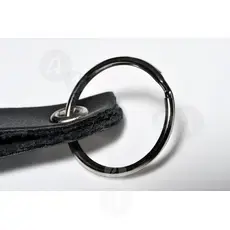 Mount Athos Black Leather Keyring - Handiwork στο Athonian.gr