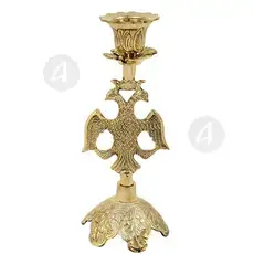 Church Candlestick Holy Altar Bronze (722b) - Ecclesiastical Utensils στο Athonian.gr