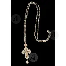 Silver Screw Cross Necklace - Jewelry στο Athonian.gr