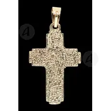 Silver Cross Necklace 925° with Jesus Christ (12B) - Jewelry στο Athonian.gr