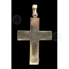 Silver Cross Necklace 925° with Jesus Christ (58B) - Jewelry στο Athonian.gr