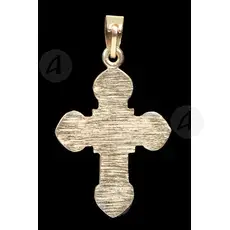 Silver Cross Necklace with Virgin Mary (63B) - Jewelry στο Athonian.gr