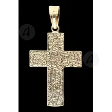 Silver Cross Necklace with Crucified Jesus Christ (7B) - Jewelry στο Athonian.gr