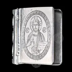 Silver Reliquary Jesus Christ Blessing (ICXR) - Ecclesiastical Utensils στο Athonian.gr