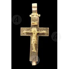 Silver Reliquary Cross Necklace 925° (2B) - Jewelry στο Athonian.gr