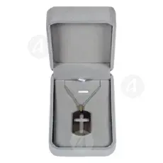 Steel Pendant with Chain and Cross (TL02) - Jewelry στο Athonian.gr