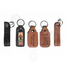 Mount Athos Black Leather Keyring - Handiwork στο Athonian.gr