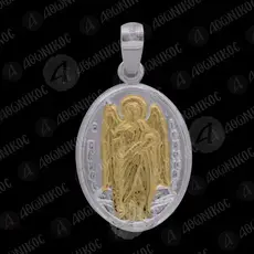 Ασημένιο Οβάλ Μενταγιόν Άγιος Ιωάννης Πρόδρομος (F4B) -  Κοσμήματα στο Athonian.gr