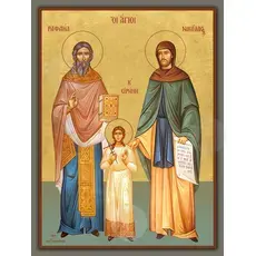 Saints Raphael, Nicholas and Irene - Orthodox Icons στο Athonian.gr