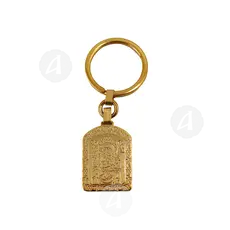 Gold Plated Keyring - Virgin Mary Axion Esti - Handiwork στο Athonian.gr