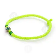 Waxed Coloured Prayer Ropes with Metallic Cross (WAX-COL-CRO) - Prayer ropes στο Athonian.gr