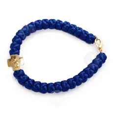 Coloured Prayer Ropes 33 Knots with Gold Cross & Clasp (33K102MA) - Prayer ropes στο Athonian.gr